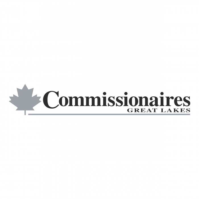 Commissionaires Great Lakes logo grey