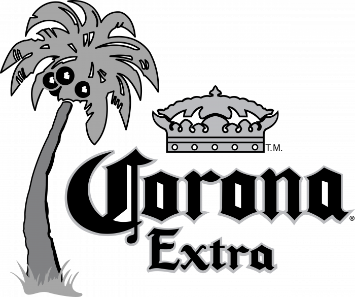 Corona logo grey