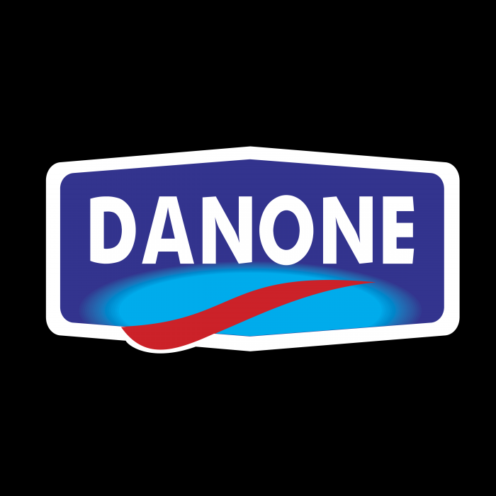 Danone logo blue
