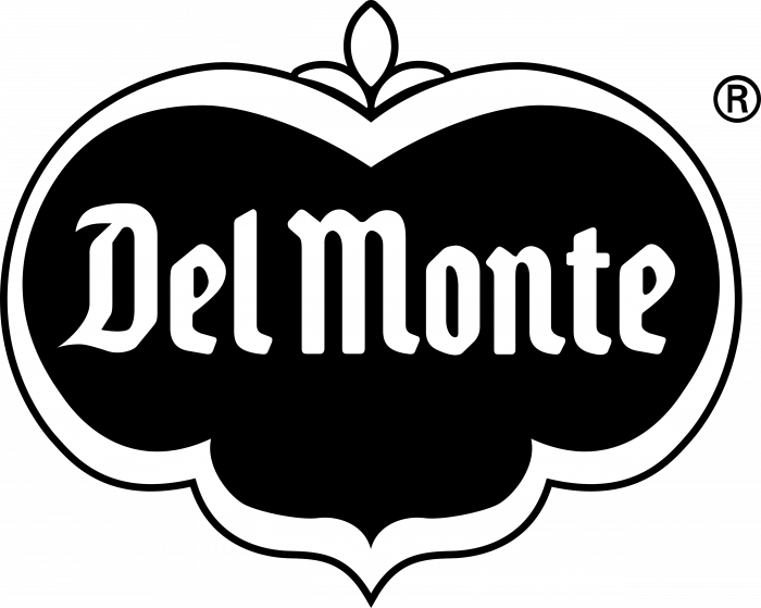 Del Monte logo black
