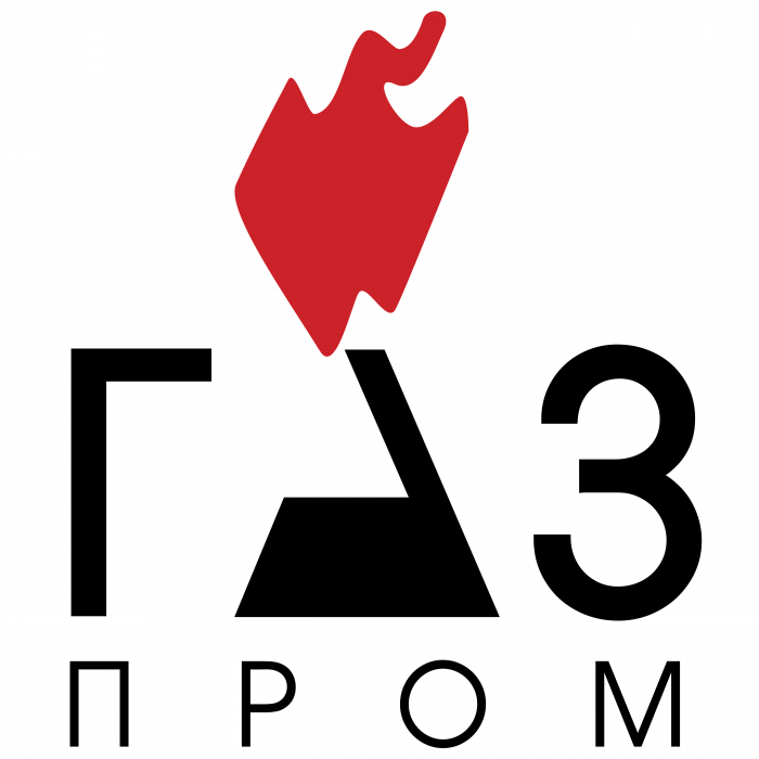 Gazprom logo rus