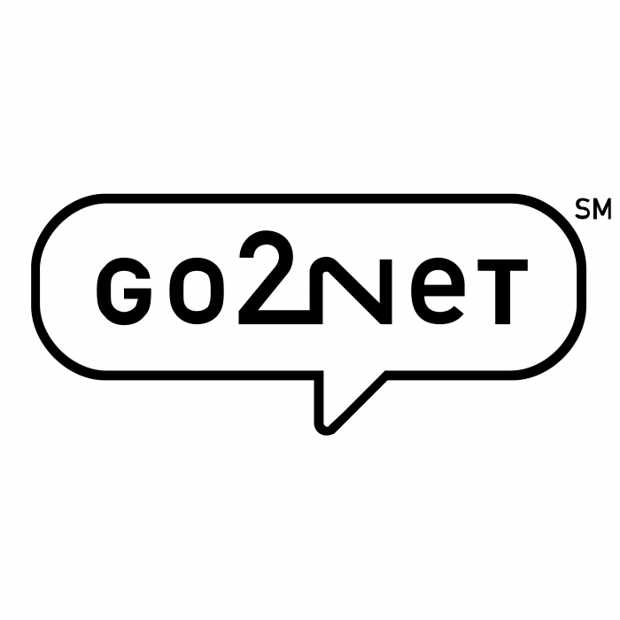Go2Net logo black
