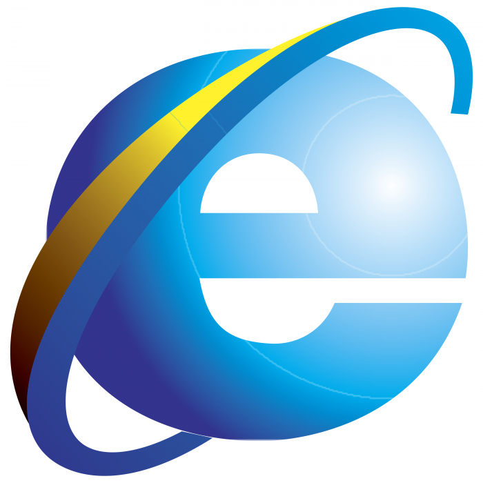 Internet Explorer logo colored