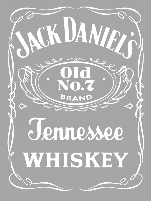 Jack Daniels logo grey