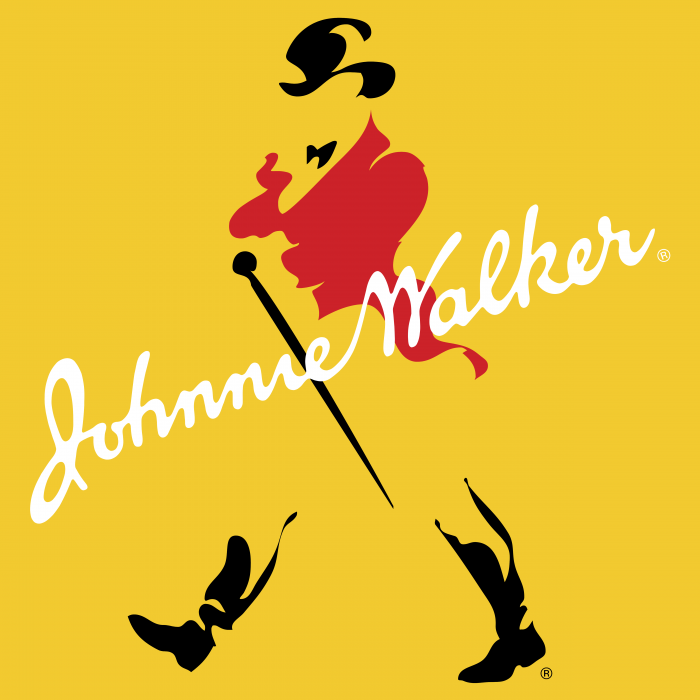 Johnnie Walker logo yellow