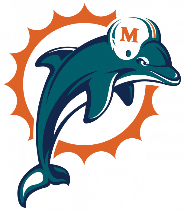 Miami Dolphins logo bright