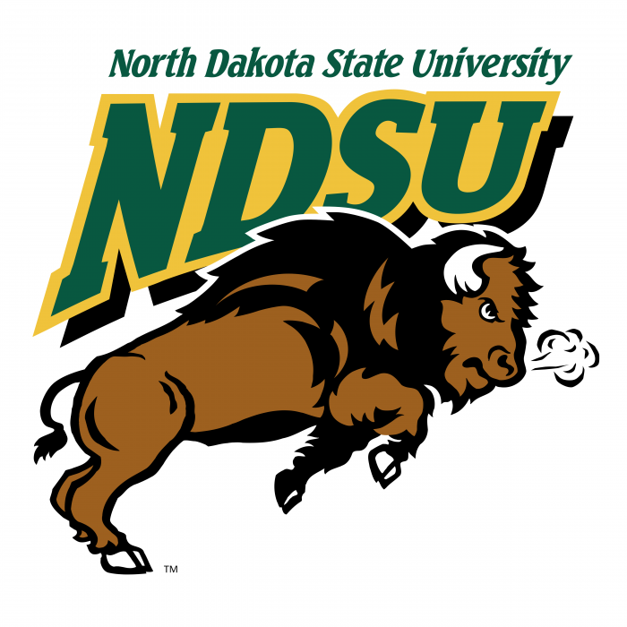 NDSU Bison logo colored
