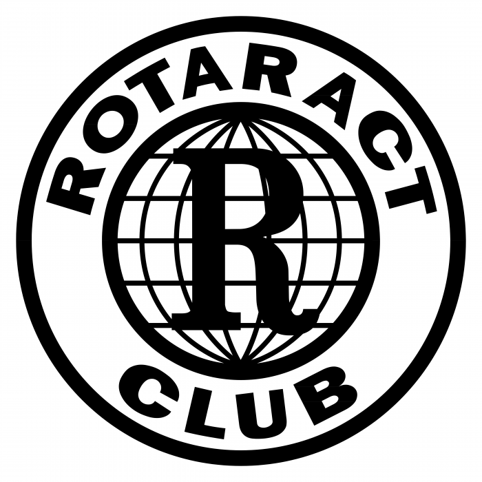 Rotaract Club logo black