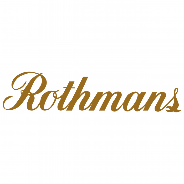 Rothmans logo gold