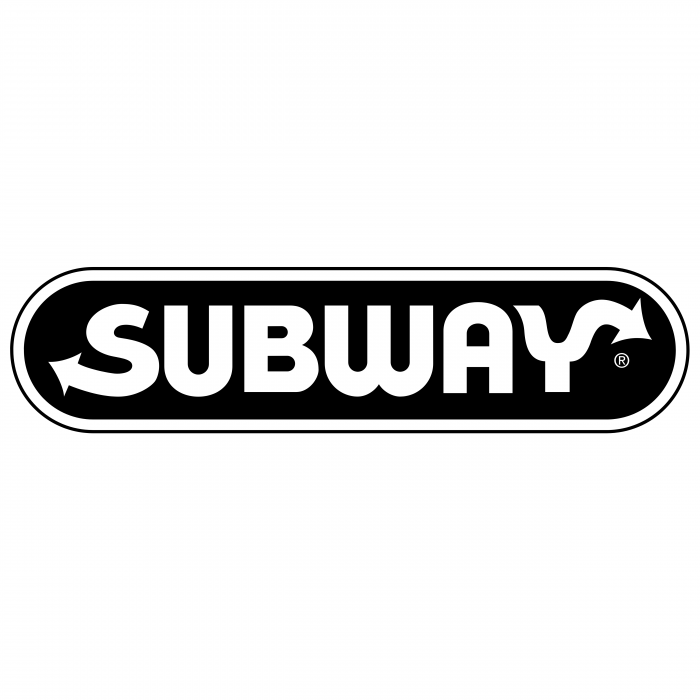 Subway logo black