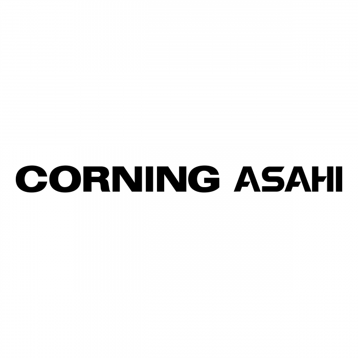 Asahi Corning logo black