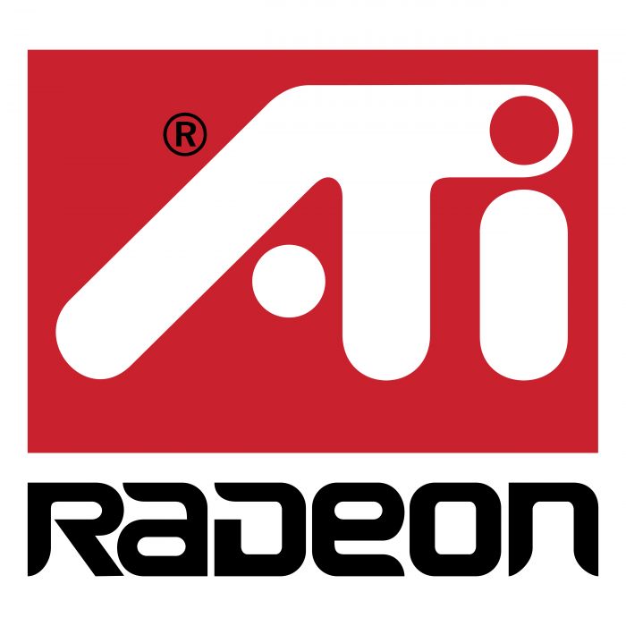 Ati Radeon logo red