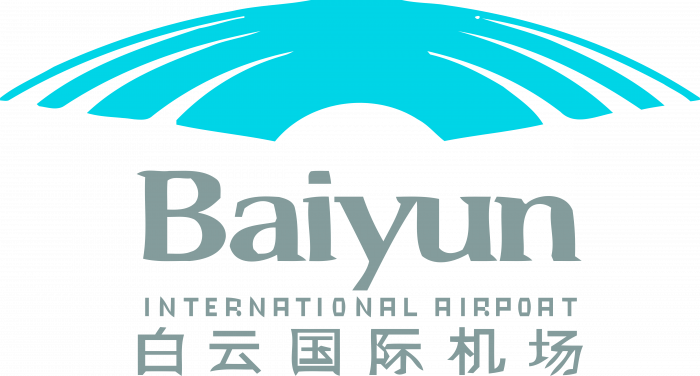 Baiyun International Airport logo blue
