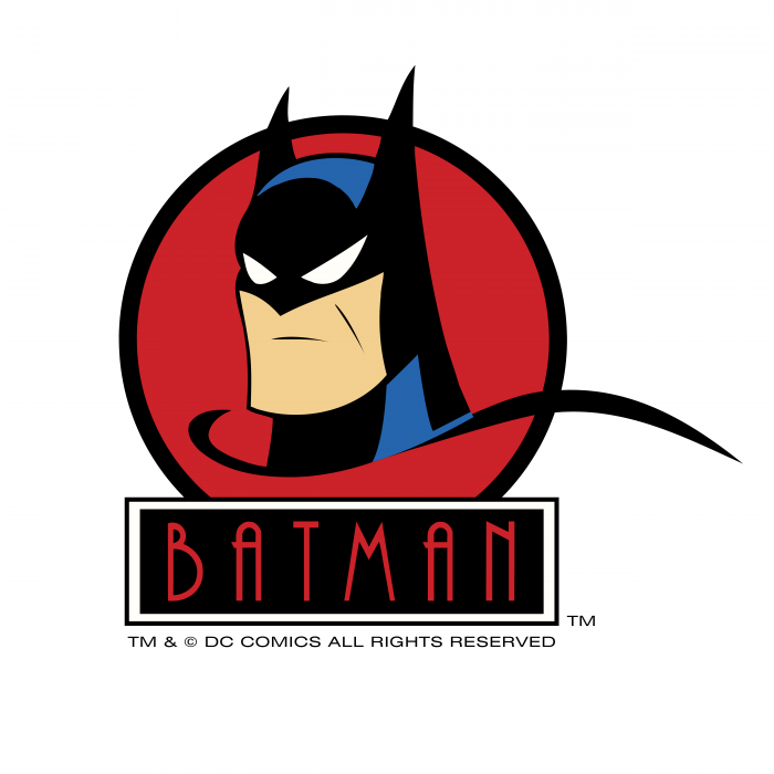 Batman logo red