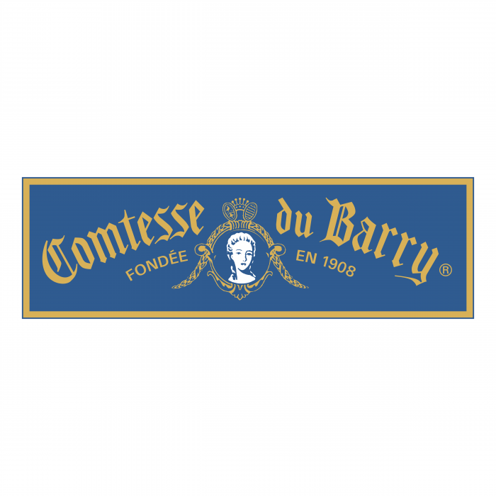 Comtesse du Barry logo blue