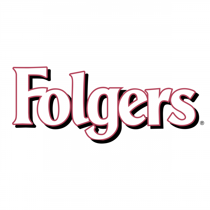 Folgers logo white