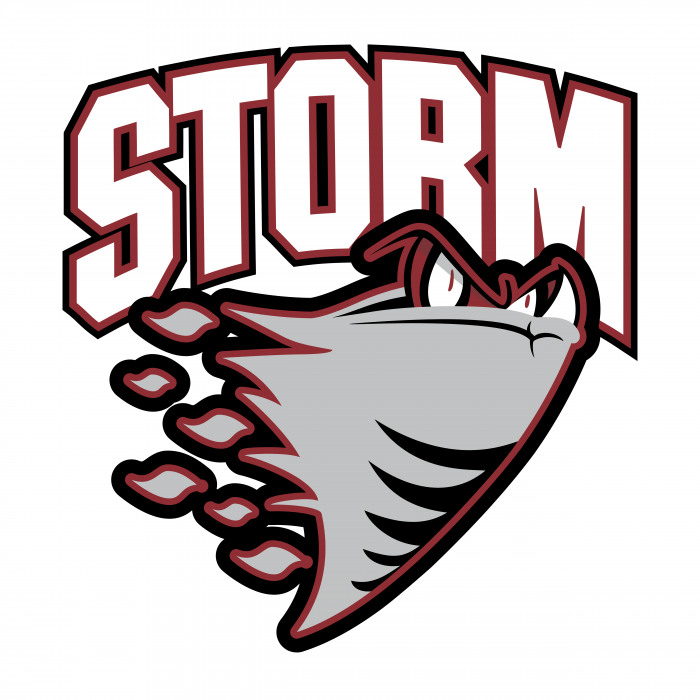 Guelph Storm logo grey