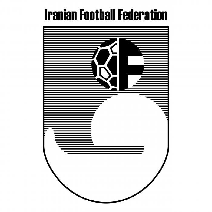Iran Football Federation logo grey