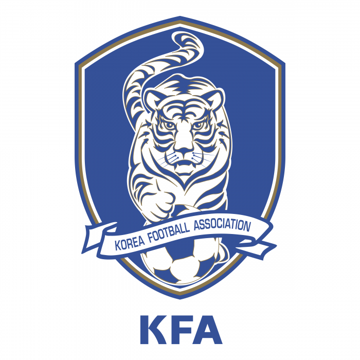 Korea Football Association logo blue
