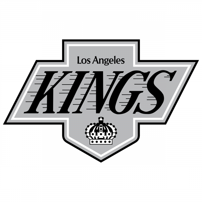 Los Angeles Kings logo grey