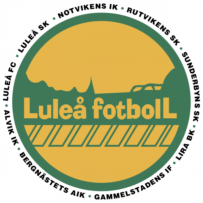 Lulea Fotboll logo circle