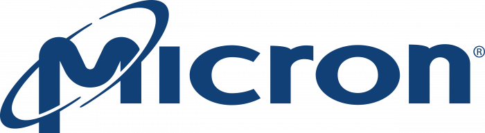 Micron Technology logo blue