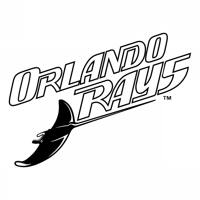 Orlando Rays logo white