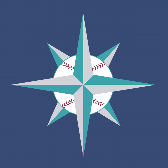 Seattle Mariners logo cube