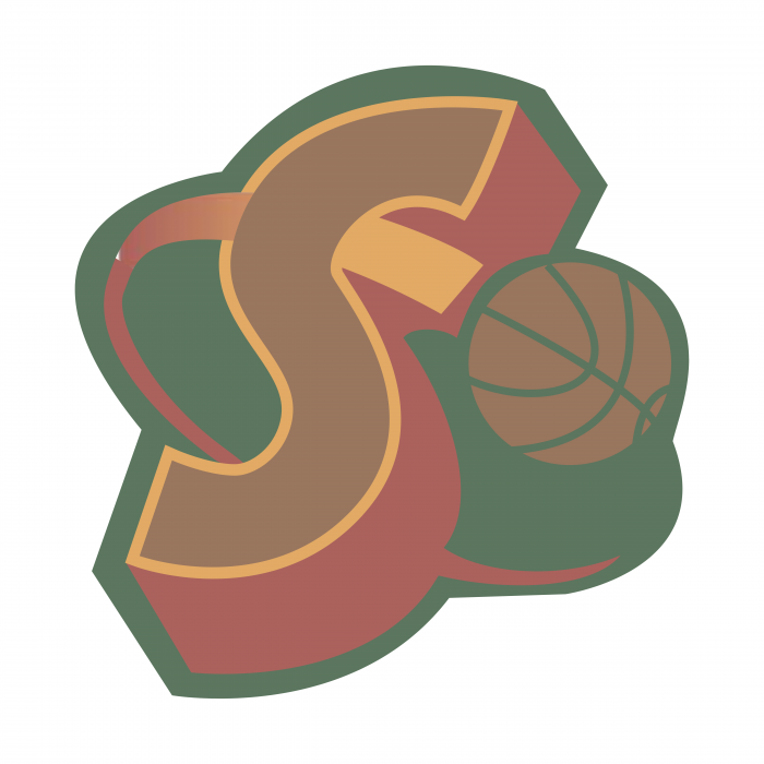 Seattle Supersonics logo ball