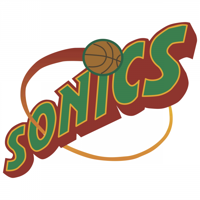 Seattle Supersonics logo red