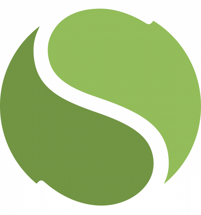 Slim logo green