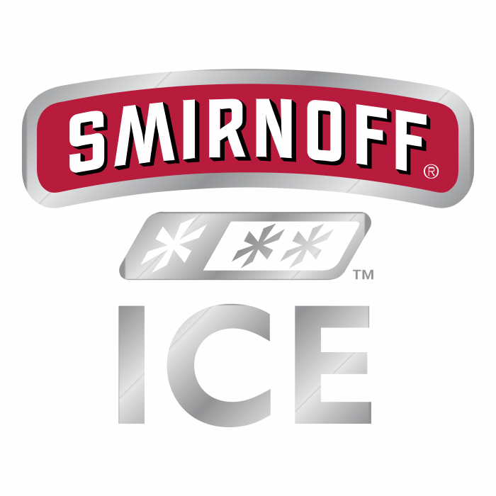 Smirnoff Ice logo silver