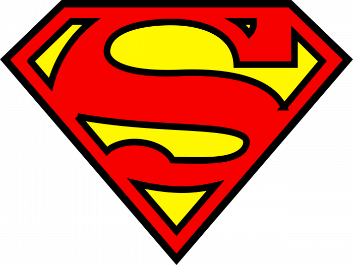 Superman logo pink