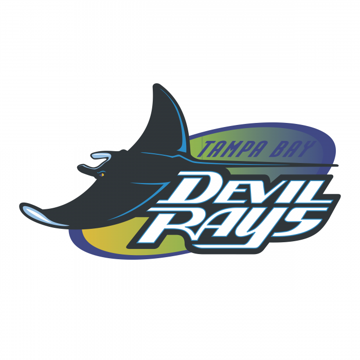 Tampa Bay Devil Rays logo colored