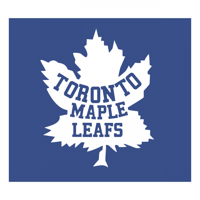 Toronto Maple Leafs logo white leaf