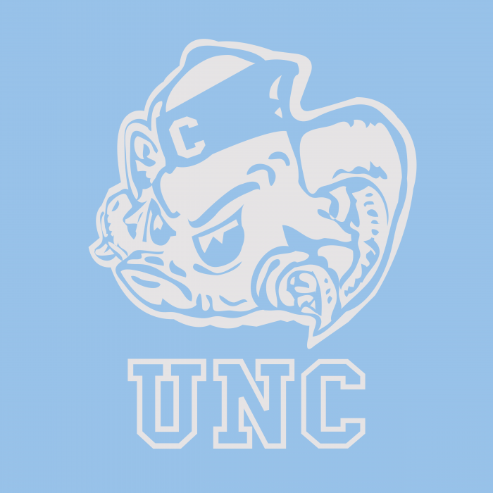 UNC Tar Heels logo cube light