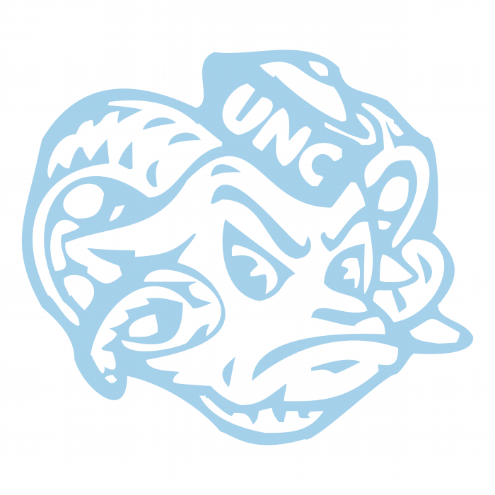 UNC Tar Heels logo head