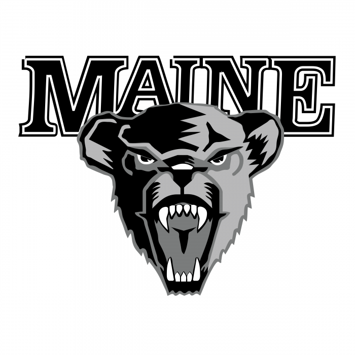 University of Maine Hockey logo black