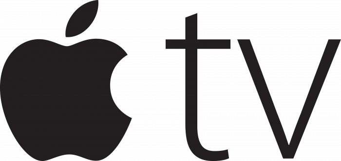 Apple TV logo violet