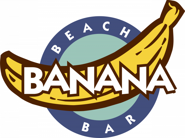 Banana logo blue
