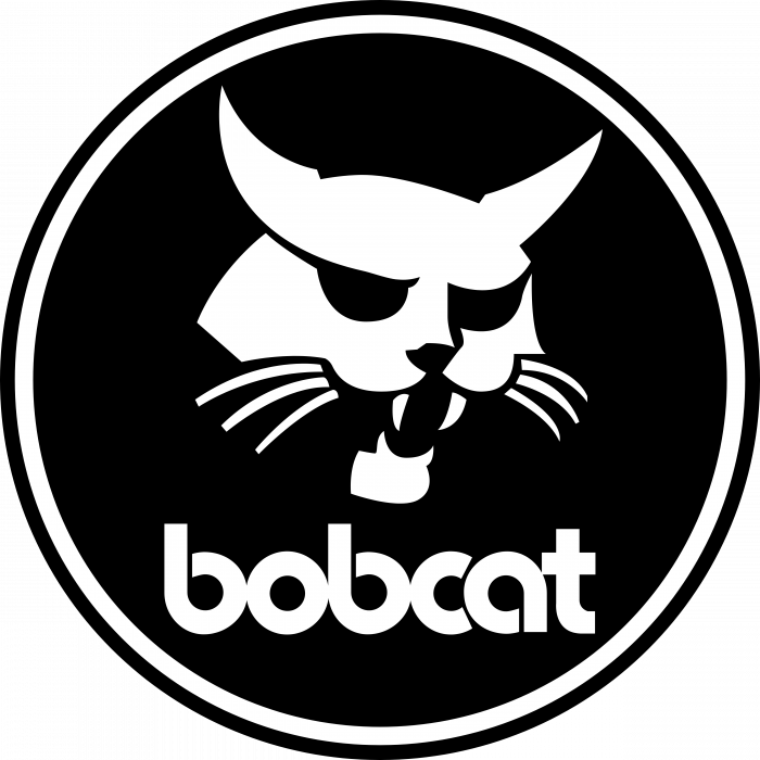 Bobcat logo black cercle