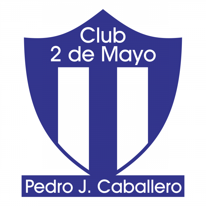 Club 2 de Mayo de Pedro Juan Caballero logo blue