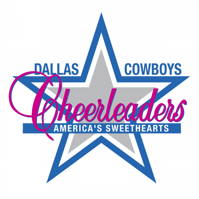 Dallas Cowboys logo cheerleaders