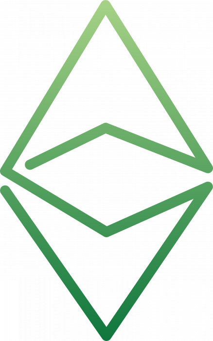Ethereum logo green