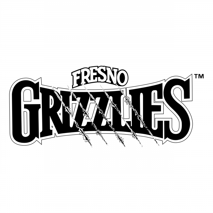 Fresno Grizzlies logo black