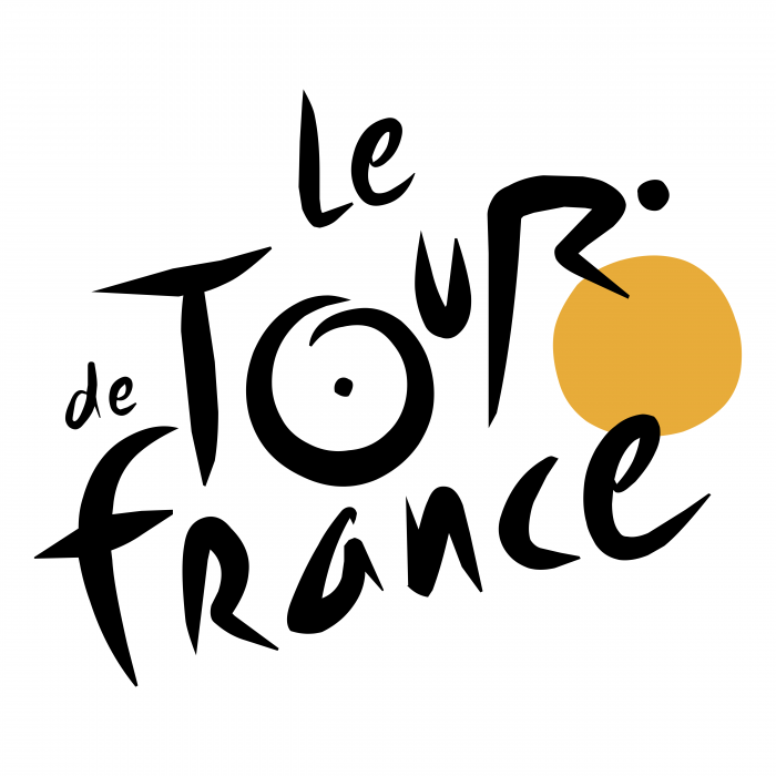 Le Tour de France logo black