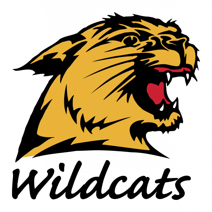 MNU Wildcats logo colour