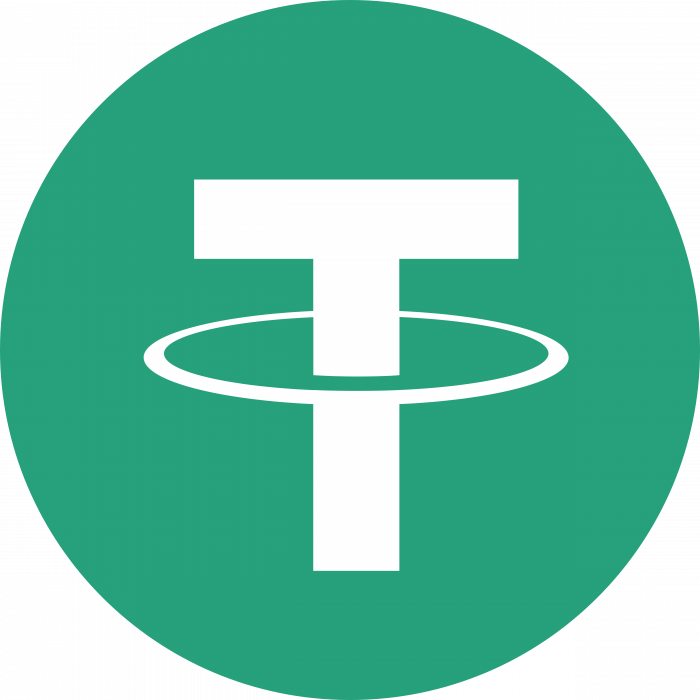 Tether logo coin