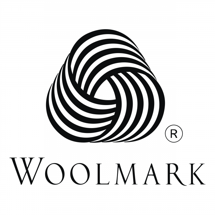 The Woolmark logo black