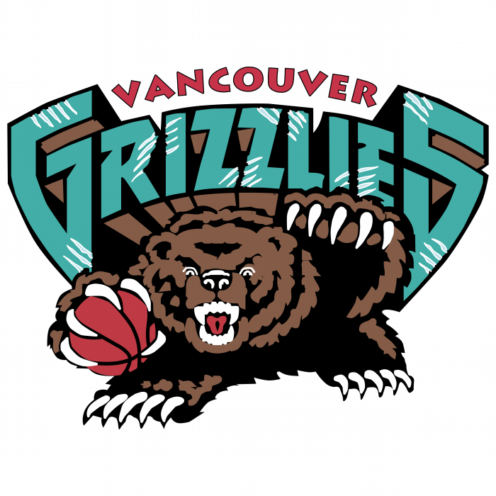 Vancouver Grizzlies logo colour